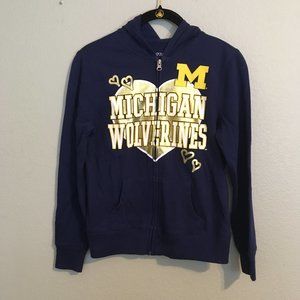 5th & Ocean Girls Michigan Wolverines Hoodie